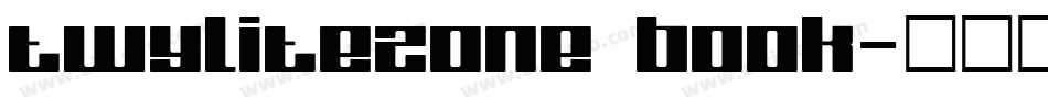 TwyliteZone Book字体转换